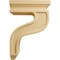 Ekena Millwork 4"W x 8 1/2"D x 13"H Hollow Back Corbel, Alder COR04X08X13HAAL - alternate 4